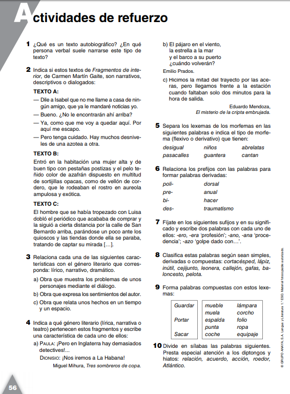 Lengua Y Literatura 2 Eso Anaya Soluciones