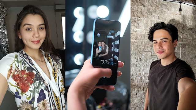HONOR Stars Ashley Ortega, Julie Anne San Jose and Rayver Cruz, and Khalil Ramos with their HD selfies using HONOR X8a’s 16MP Front Camera