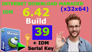 INTERNET DOWNLOAD MANAGER (IDM) 6.42 Build 39 Multilingual latest version  (x32x64) + IDM Serial Key