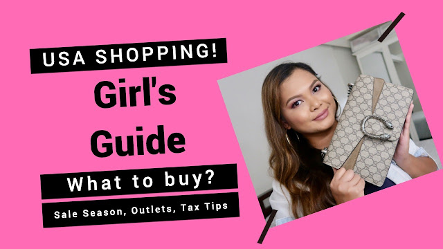 USA Shopping Youtube video: Tips, Tricks, Sale Season in the US, Outlet Shopping, and Tax Tips travel filipina fashion lifestyle blog