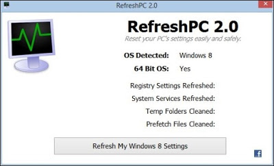 Lakukan Refresh PC Windows 8 Dengan Mudah