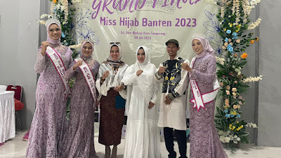 Grand Final Miss Hijab Banten 2023 di Gedung Seni Kota Tangerang 