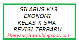 Silabus K13 Ekonomi Kelas X Sma Revisi Terbaru Kherysuryawan Id