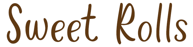 Sweet Rolls Font