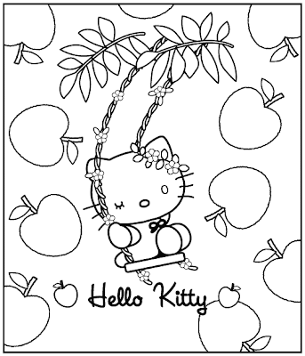  Kitty Coloring Sheets on Hello Kitty Coloring Pages