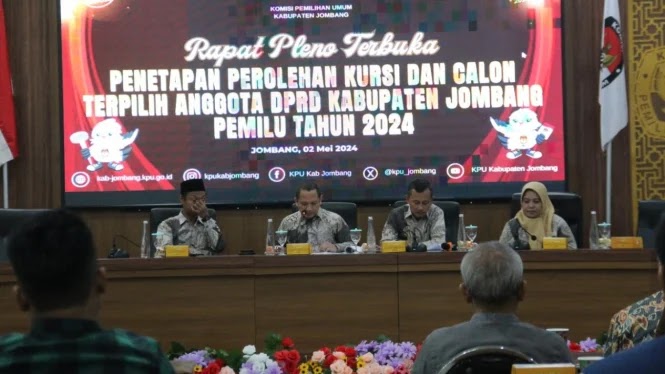 KPU Jombang Tetapkan 50 Caleg DPRD Terpilih, Cek Daftar Lengkapnya di Sini