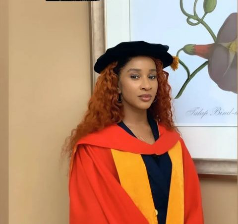 Adesua Etomi: A Star On Screen And In Academia, Receives Honorary Degree