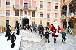 Monegasque Royals Attend The Traditional Christmas Tree Ceremony