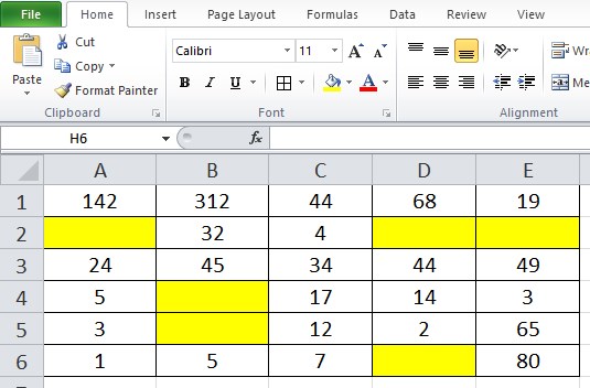 Cara Mengisi Cell Yang Kosong Di Excel Dengan 0