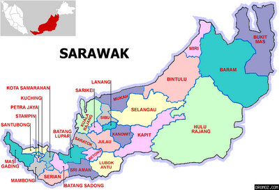  peta sarawak sarawak map Iban4u