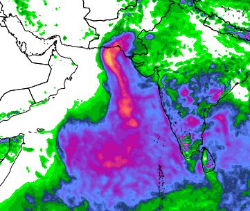 rainfall caused by cyclone ashobaa arabian sea june 2015