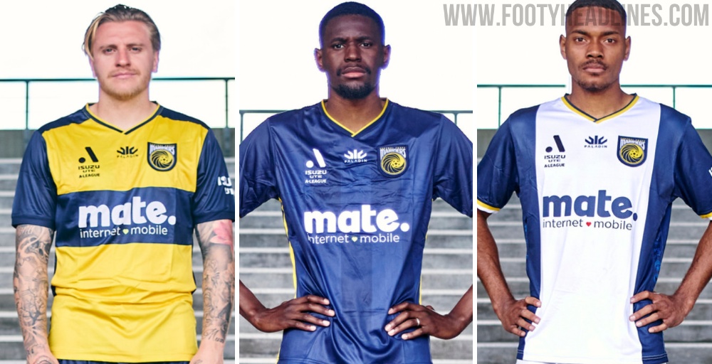 Central Coast Mariners 22-23 Home, Away & Third Kits Released