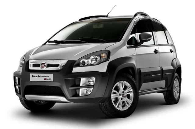 Novo Fiat Idea 2011 Adventure - Prata - Frente