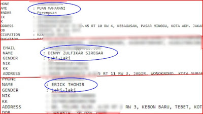 Makin Ditantang Makin Ganas! Kini Hacker Bjorka Bagikan Data Diduga Milik Puan, Erick dan Denny Siregar