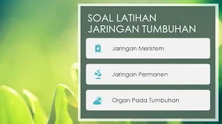 Soal Latihan Jaringan Tumbuhan | Biologi Kelas XI