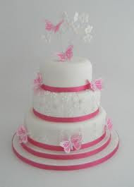 Pink Wedding Cake Photos, Pink Wedding Cake Pictures