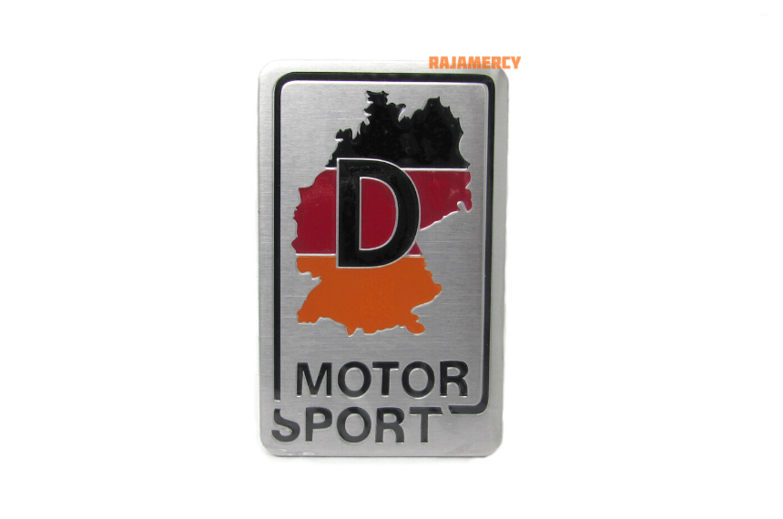 Aksesoris D Motor Sport Emblem Tempel Ukuran 8 cm x 5 cm