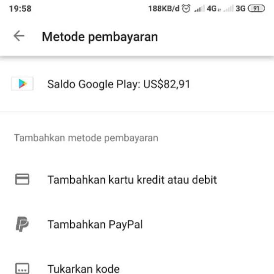 Cara mendapatkan saldo google play card gratis