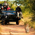 Safari in Africa between nature and animals