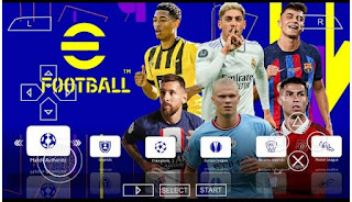 Download eFootball PES 2023 Final Version PPSSPP New Update Transfer And Kits Graphics HD Peter Drury Commentary