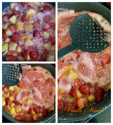 CONFITURE D'ANANAS / FRAISE 