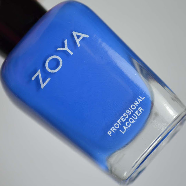 blue nail polish