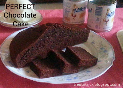 Perfect Chocolate Cake Recipe @ treatntricl.blogspot.com