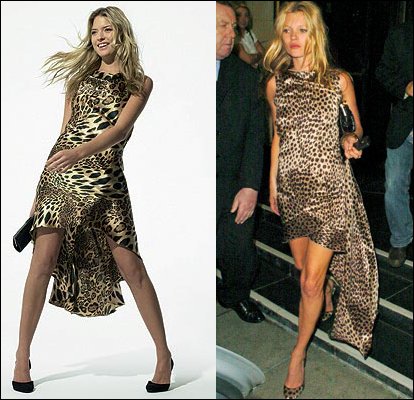 Kate Moss sexy dress