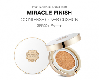 phấn nước the face shop miracle finish