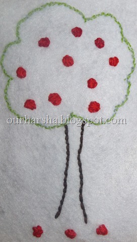 Apple Tree-Hand Embroidery (5)