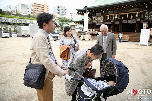 大阪天満宮でお宮参り出張撮影