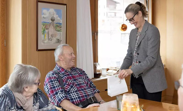 Hereditary Princess Sophie of Liechtenstein visited National Hospital and St Florin, St Theodul and Lebenshilfe nursing homes
