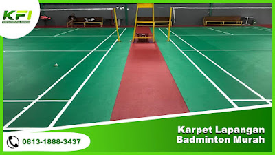 Karpet Lapangan Badminton Murah