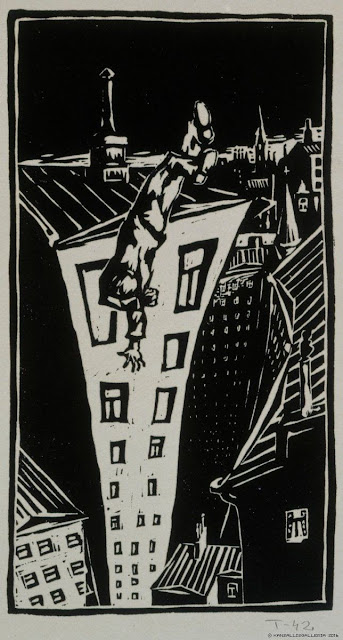 Tuomas von Boehm, Fall from the Roof, 1942