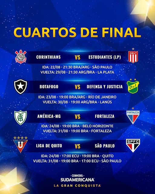 Fixture Cuartos de Final Copa Sudamericana 2023