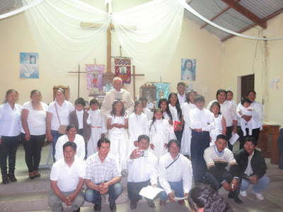 Wieder in Esmoraca zurück firmte ich dann am Christkönigssonntag in der Kapelle der Mine “Candelaria” selber.