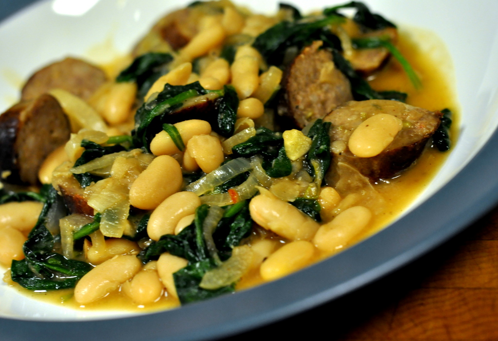 Italian Sausage and White Bean Stew | Taste As You Go