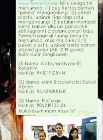 Pelakon cantik ditahan miliki ganja