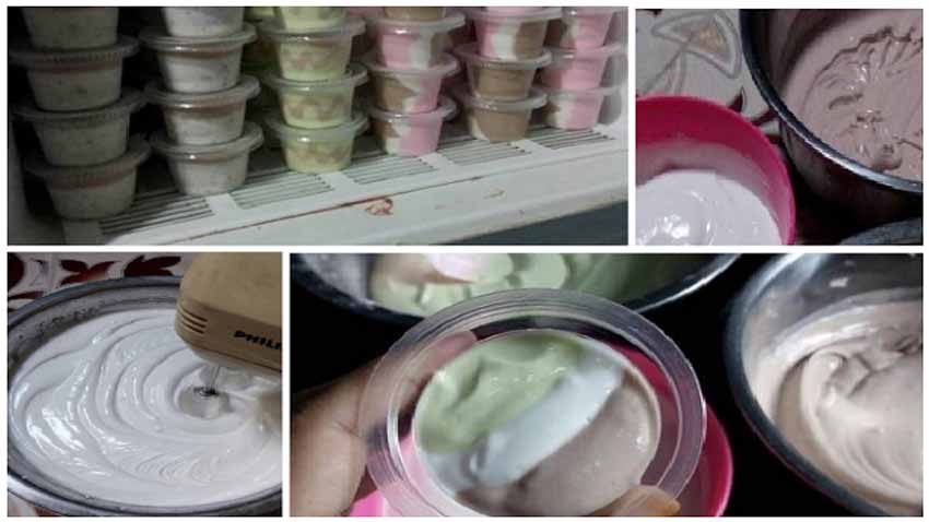 INILAH Resep Cara Membuat Es Krim Simple Dan Murah Sekelas Campina. Dengan Rp. 28.000 Bisa Dapat 45 Cup Lho