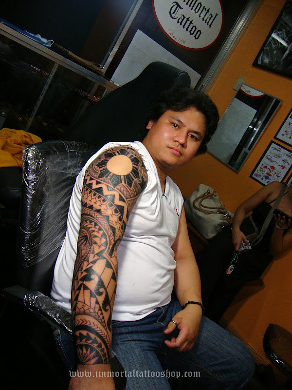 Filipino Australian got his full sleeve Filipino Tattoo in 1 session 8  title=