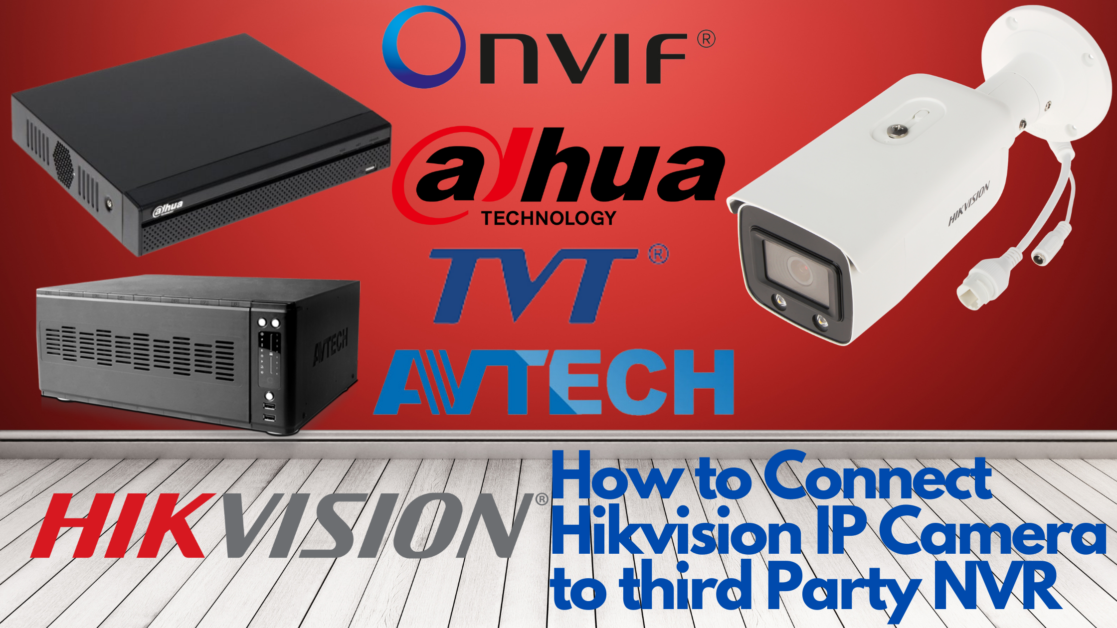 How to connect a Hikvision IP Camera to a third party NVR