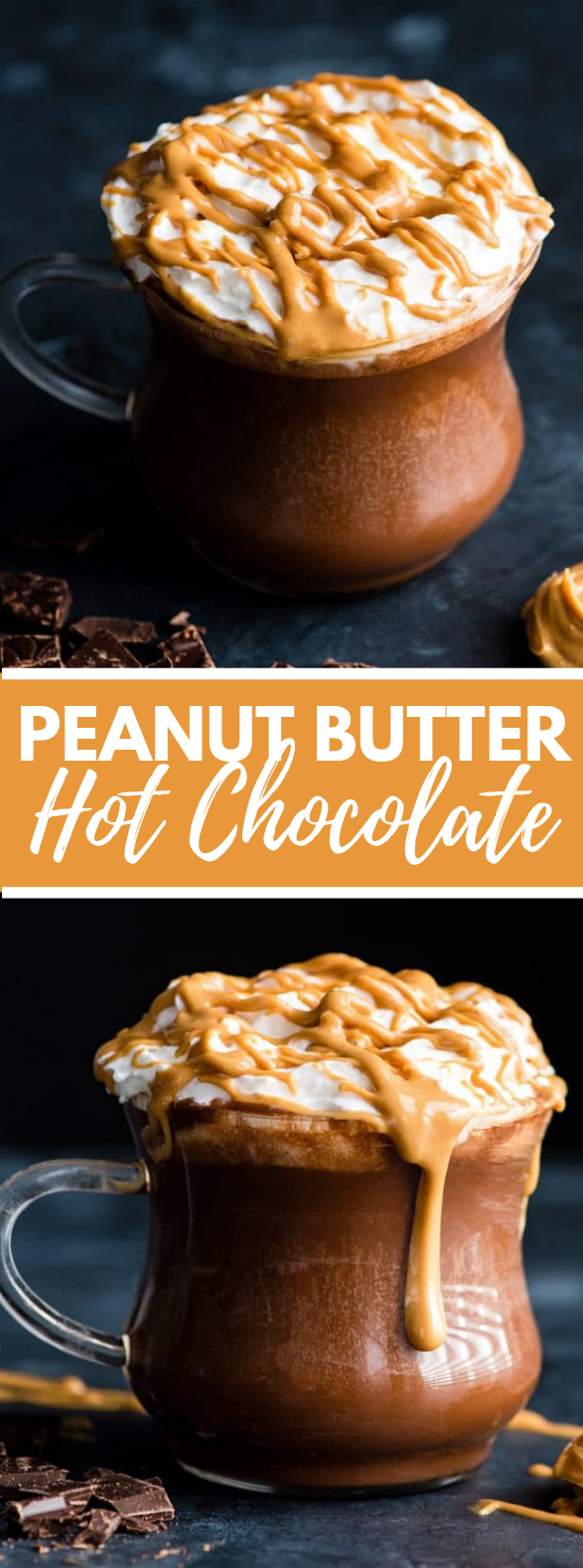 PEANUT BUTTER HOT CHOCOLATE #glutenfree #vegandrink