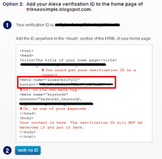 Cara Mendaftarkan Blog Ke Alexa
