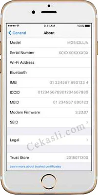 Mau tahu iphone anda asli atau palsu begini cara cek imei iphone semua tipe