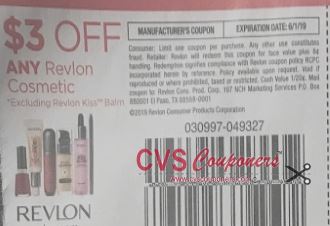$3/1 Revlon Cosmetics Coupon from "Smart Source" insert 5/5.
