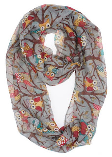  owls infinity scarf for teachers