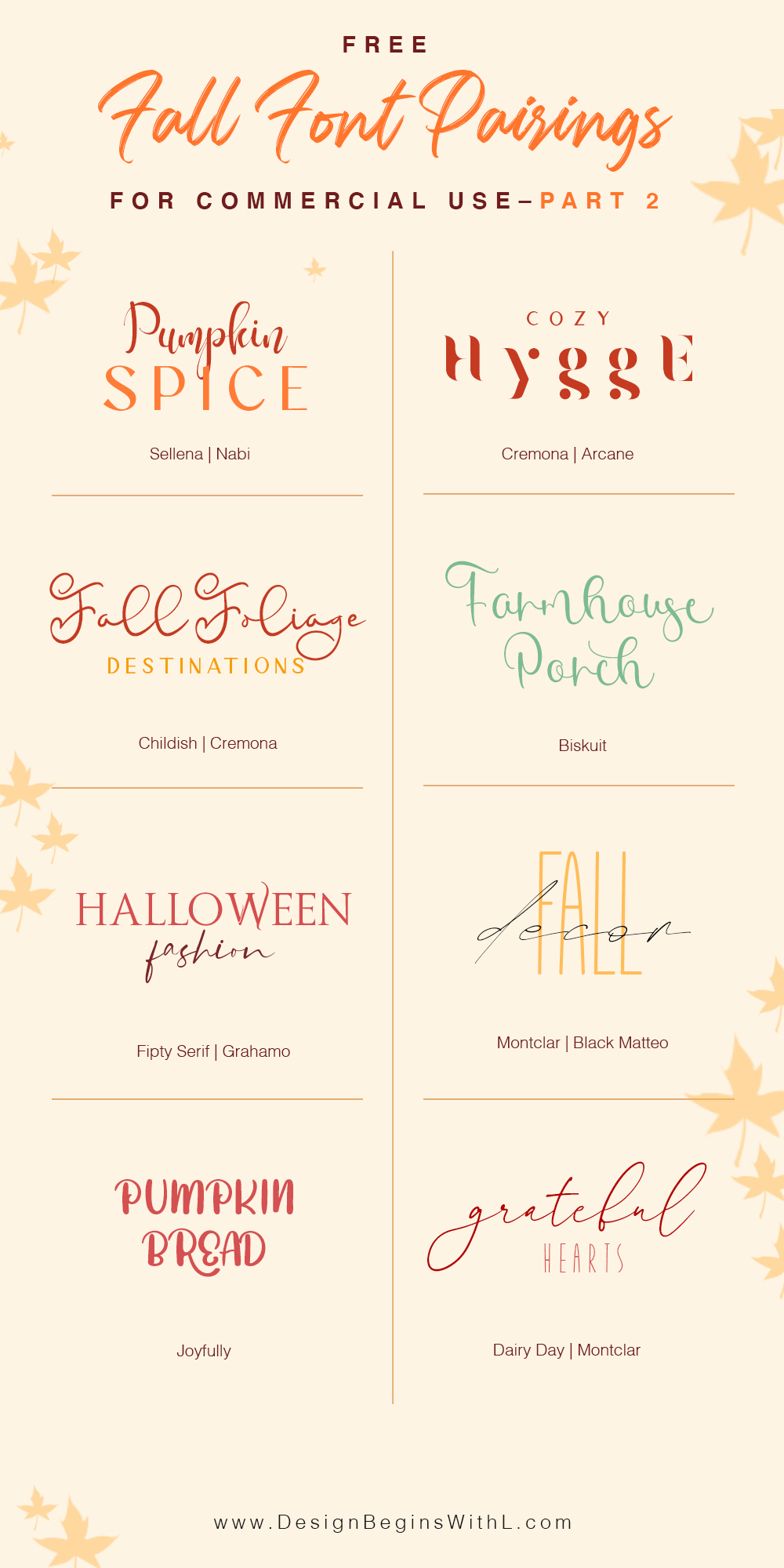 Free Font Pairings for Commercial Use