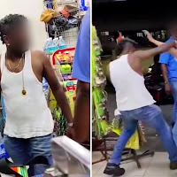 Dua lelaki warga tempatan ditahan bertumbuk di kedai runcit