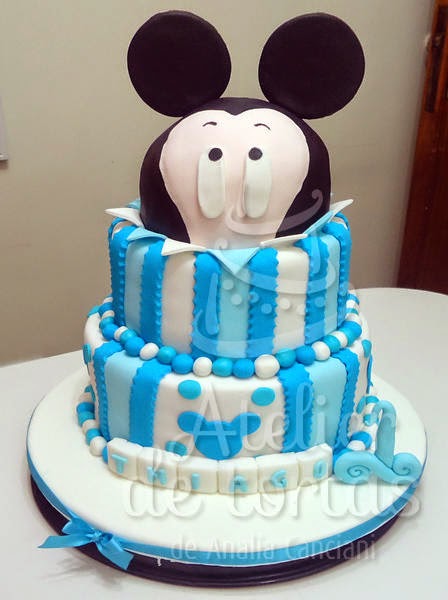 Atelier De Tortas Torta Mickey Bebe