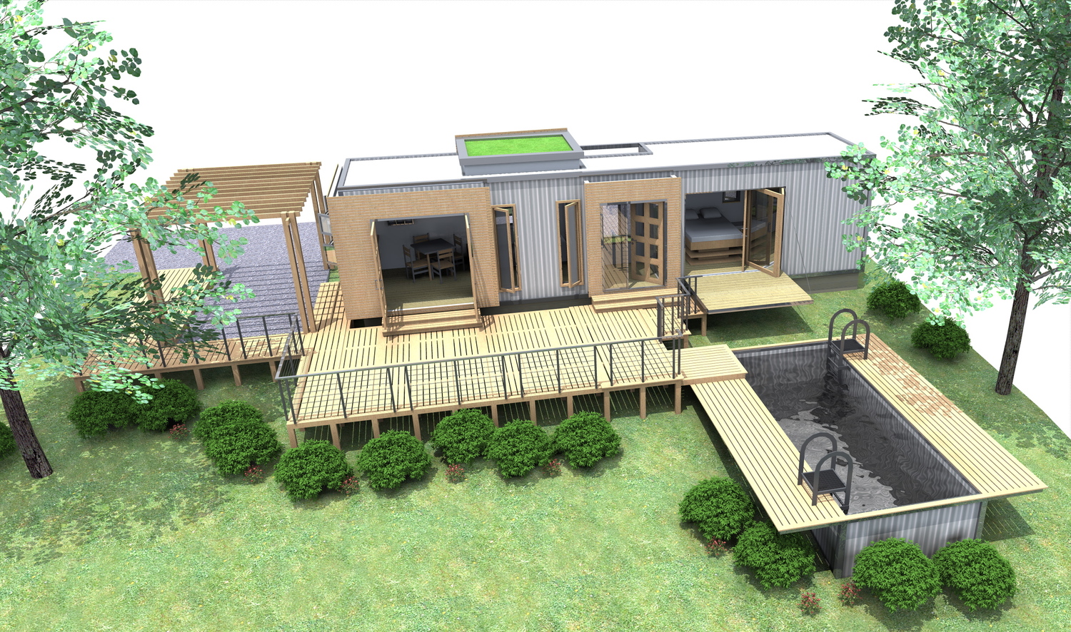 Shipping Container Homes: 40ft Shipping Container Home, - Eco Pig 